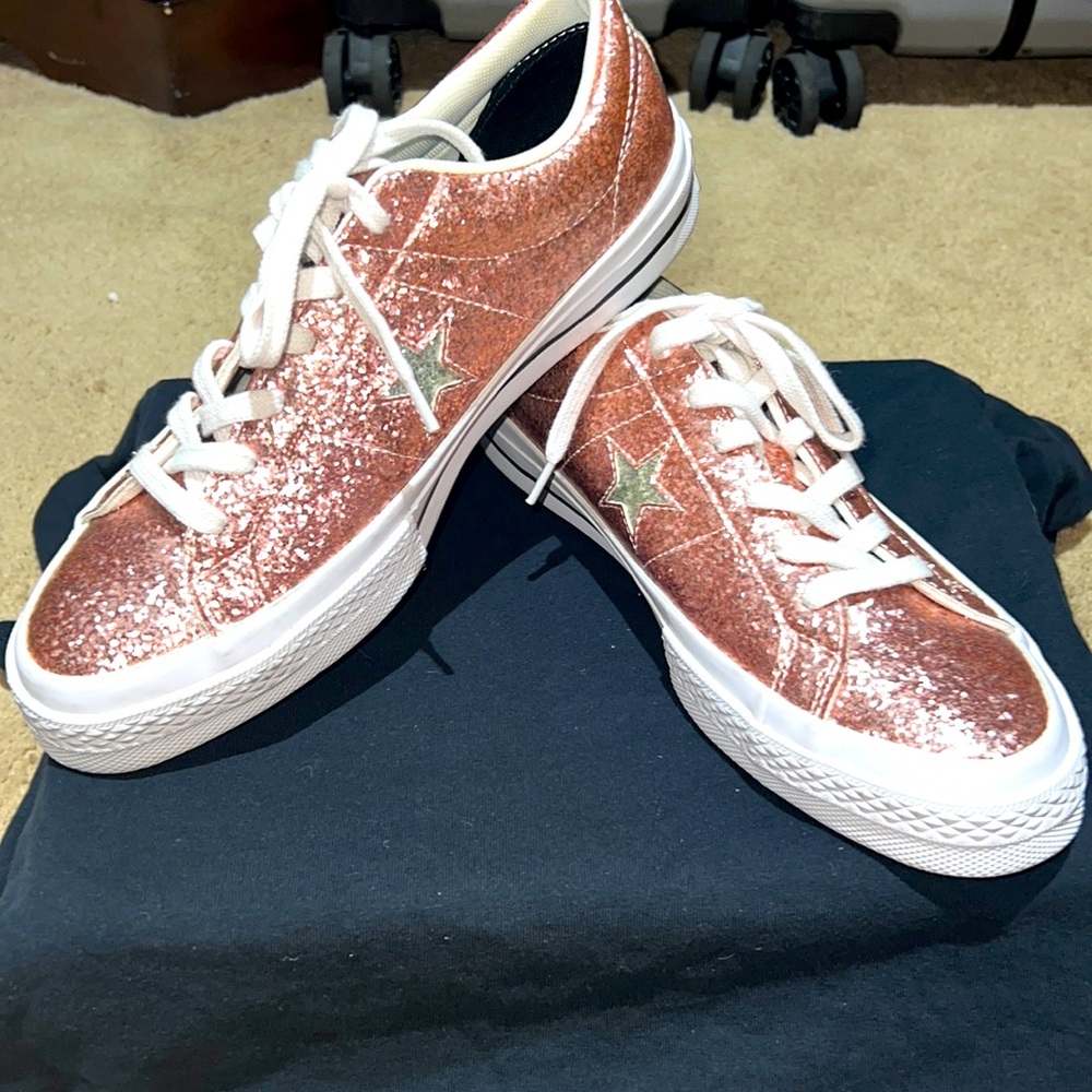 Converse Glitter Pink All Stars
